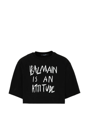 BALMAIN T-SHIRT/TOP