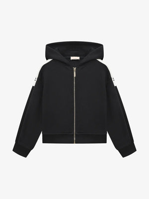 ELISABETTA FRANCHI La Mia Bambina FELPA FULL ZIP CON BANDE MAGLIA
