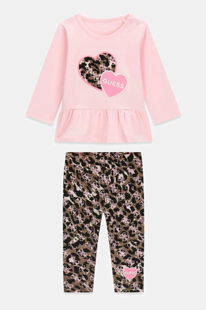 GUESS SET LS T-SHIRT+LEGGINGS