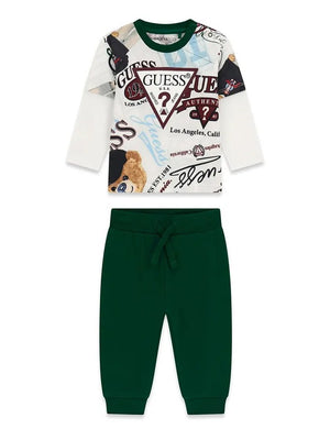 GUESS SET LS T-SHIRT+ACTIVE PANTS