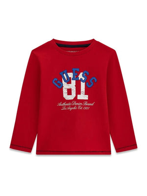 GUESS REGULAR LS T-SHIRT LOGO
