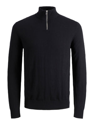 JACK AND JONES JJEEMIL KNIT HALF ZIP NOOS