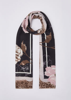 LIU JO ECS STOLA FLOWER MACULA 70X180