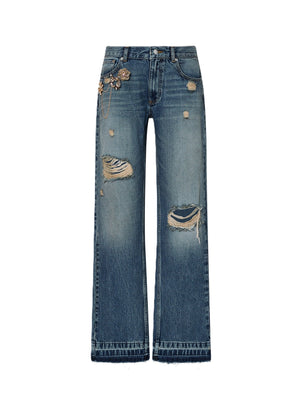 LIU JO PANT.STRAIGHT SPILLE L.W.