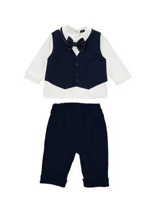 MONNALISA SET BATTESIMO PANTALONI+C