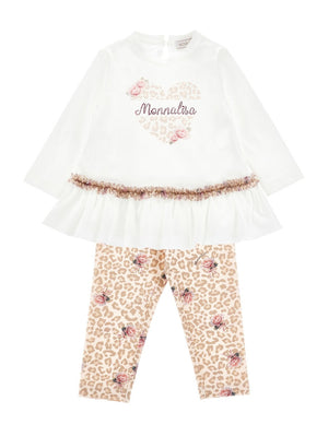 MONNALISA COMPLETO MAXI T-SHIRT E L