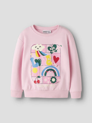 NAME.IT NMFLUKA LS NREG SWEAT BRU
