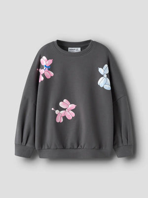 NAME.IT NMFNALAS LS LONG SWEAT BRU