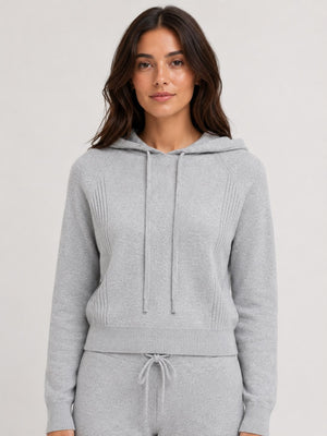 ONLY ONLGIGI LS SHORT HOODIE CC KNT