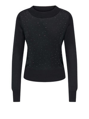 ONLY ONLNEW SOLITA LS STONE O-NECK CS KNT