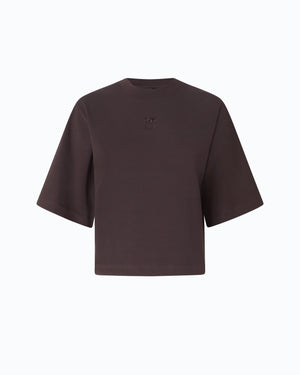 PINKO NIAMEY T-SHIRT JERSEY LOGO BIR