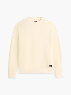 TOMMY JEANS Waffle Label Crew