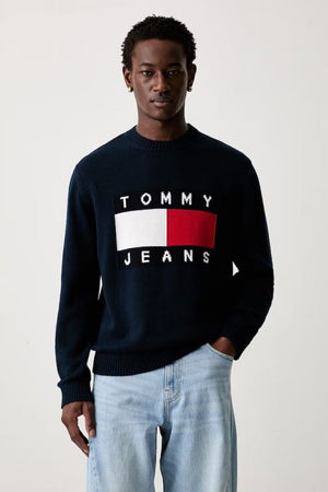 TOMMY JEANS TJM REG FLAG SWEATER