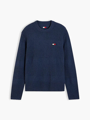 TOMMY JEANS TJM REG TEXTURED SWE