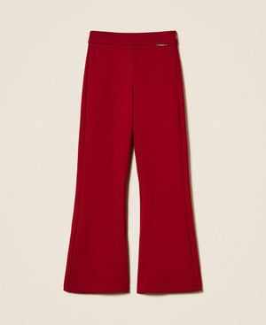 TWINSET PANTALONE A ZAMPA IN PUNTO MILANO