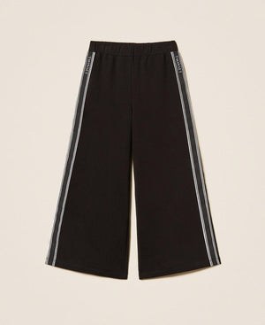 TWINSET PANTALONE IN FELPA C/DETTAGLI LOGO