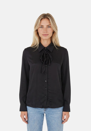 YES ZEE CAMICIA DONNA CON FIOCCO COLLO