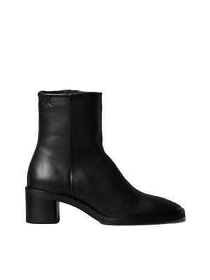 CALVIN KLEIN BLOCK HEEL ZIP BOOT