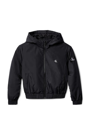 CALVIN KLEIN PADDED HOODED HARRINGTON JACKE