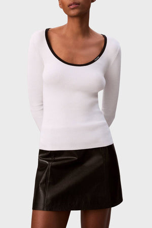 CALVIN KLEIN JEANS LS Color Blocked Cot