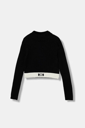 ELISABETTA FRANCHI La Mia Bambina MAGLIA TRICOT BICOLORE