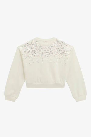 GUESS CROP LS ACTIVE TOP
