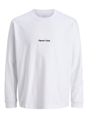 JACK JONES KIDS JORNORREBRO EMB TEE LS CREW NECK JNR