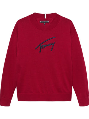 TOMMY HILFIGER VARSITY GRAPHIC SWEATER