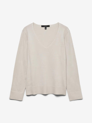 VERO MODA VMSILJE LS V-NECK PULLOVER GA NOOS