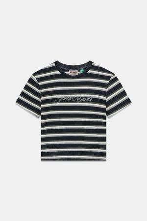 GUESS GO VINTAGE STRIPE BABY TEE