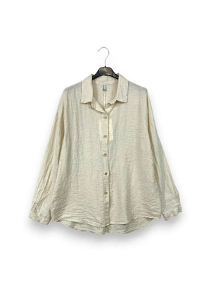 LOVEme Camicia over in tencel misto lino
