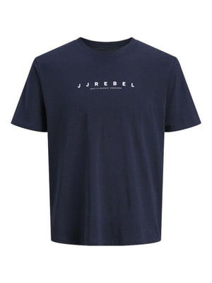 JJ REBEL JREBROCKY LOGO TEE SS CREW NECK SN