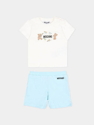 MOSCHINO BABY BLUSA M/C + SHORTS