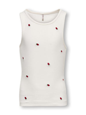 ONLY KIDS KOGJILLY EMB WASHED TANK TOP JRS