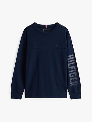 TOMMY HILFIGER HILFIGER SLEEVE GRAPHIC TEE LS