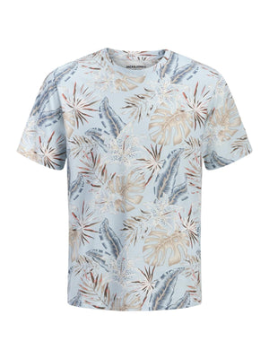 JACK JONES KIDS JJHONOLULU AOP TEE SS CREW NECK JNR