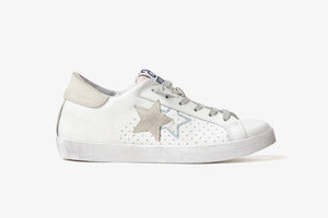 2STAR SNEAKERS PRIME STAR BIANCO/GHIACCIO