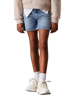 CALVIN KLEIN MR SLIM DENIM SHORTS CLOUDY BL