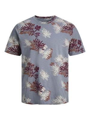 JACK AND JONES JORMONTAUK AOP TEE CREW NECK