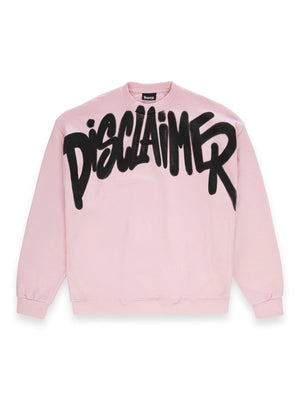 DISCLAIMER MAGLIA UOMO GIROCOLLO IN FELPA