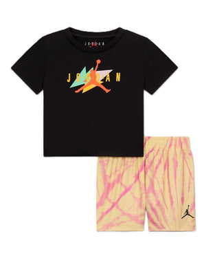 NIKE JORDAN JDB FESTIVAL TIE DYE SHORT SET