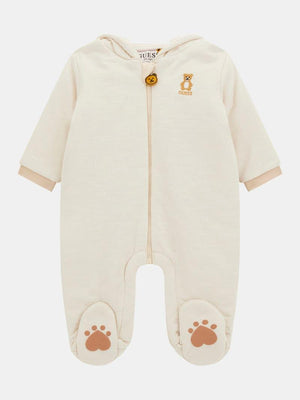 GUESS PADDED HOODED OVERALL W/ZIP