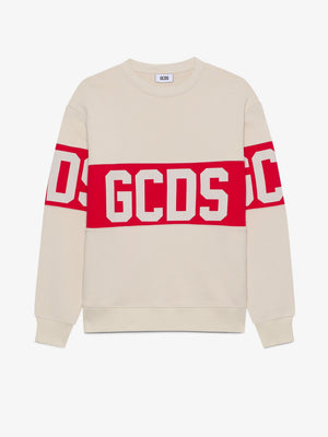 GCDS BAND LOGO CREW
