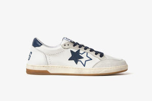 2STAR SNEAKERS WEEK STAR BIANCO/BLU NAVY