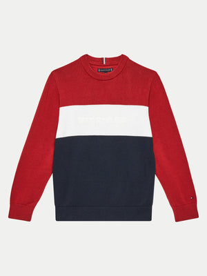 TOMMY HILFIGER COLORBLOCK REGULAR SWEATER