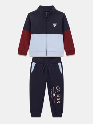 GUESS SET LS ACTIVE TOP W/ZIP+PANTS