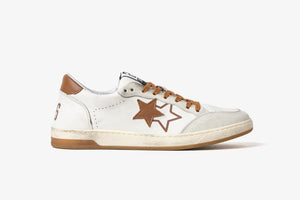 2STAR SNEAKERS WEEK STAR BIANCO/MARRONE