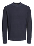 JACK AND JONES JPRCCVIGGO WAFFLE KNIT CREW NECK