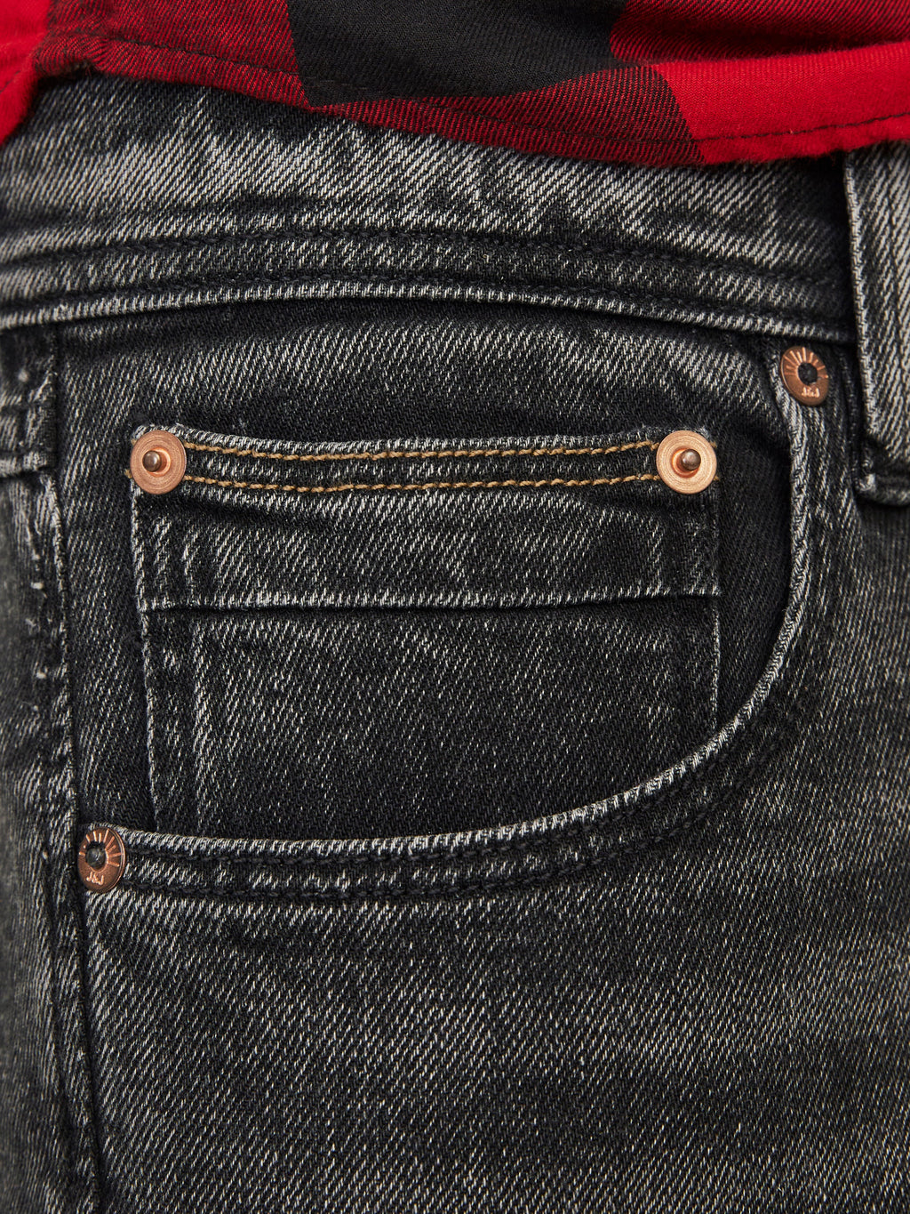 12261682/Black Denim JACK AND JONES