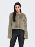 ONLY ONLVIDA FAUX FUR SHORT JACKET CC OTW
